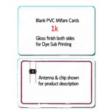 MIFARE Classic® 1k Blank PVC Cards - 100 pack